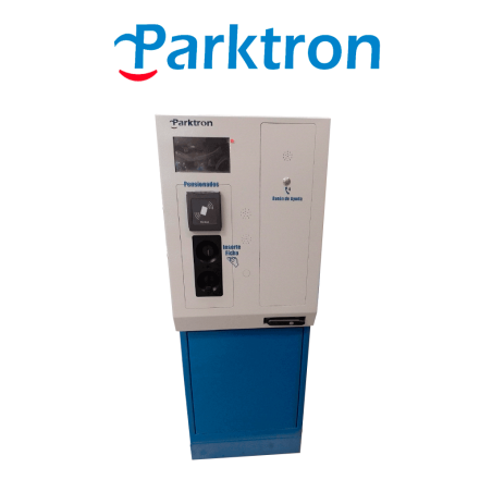 PARKTRON EXT220C - Terminal de Salida con tecnologia Chipcoin, para sistema de cobro de estacionamientos/ Receptora de chipcoin