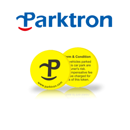 PARKTRON CC250 - Paquete con 250 chipcoin para sistema de cobro de estacionamiento/ Reutilizables/ Sobrepedido