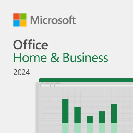 Office Home & Business 2024 Descargable - 1 PC / Mac - Multilenguaje - Aplicaciones incluidas: Word, Excel, PowerPoint, Outlook