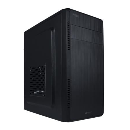Gabinete Acteck Kioto GC240 Mini Torre con Fuente 500W Micro ATX/Mini ITX USB 3.0 1 Ventilador Color Negro