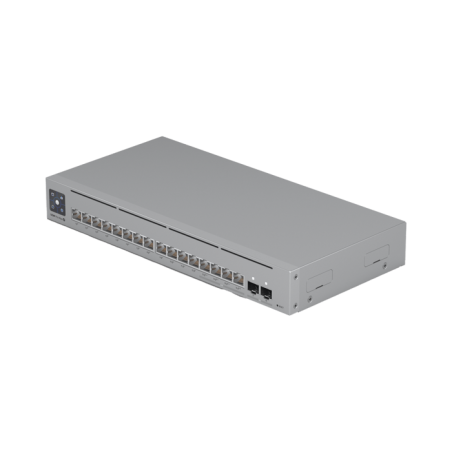 UniFi Switch Pro Max 16 PoE con funciones Capa 3, 16 puertos EtherLight RGB / (4) puertos 2.5 GbE POE++ y (12) puertos GbE POE