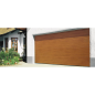 Puerta de Garage D/ Alta calidad / 16x8 pies / AISLADA / Estilo Americana / Imitacion Madera / Golden Oak / Linea Central