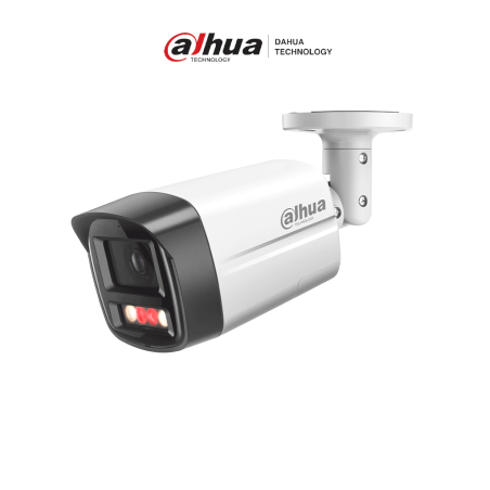 DAHUA IPC-HFW2549TL-S-PV - Cámara Bullet IP de 5MP con Smart Dual Illumination y disuasión activa para máxima seguridad