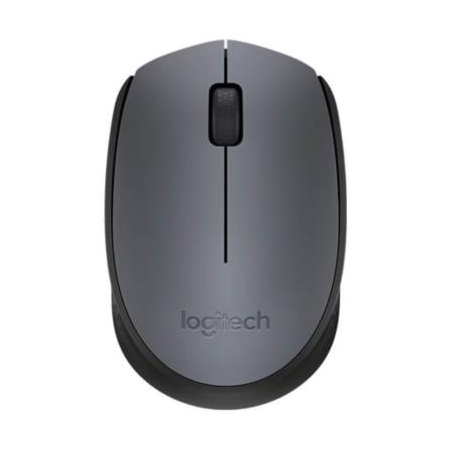 Mouse Logitech M170 Inalámbrico Plug and Play USB Color Negro-Gris