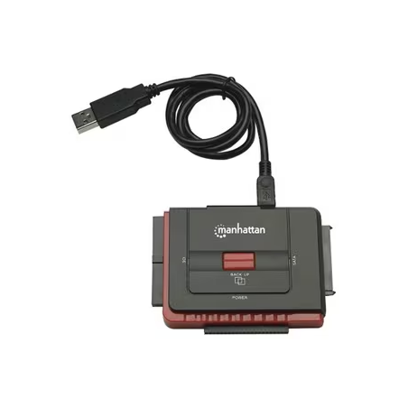Manhattan Adaptador USB 2.0 a HDD IDE40/SATA OTB - Manhattan Adaptador USB de Alta Velocidad 2. a SATA/ IDE