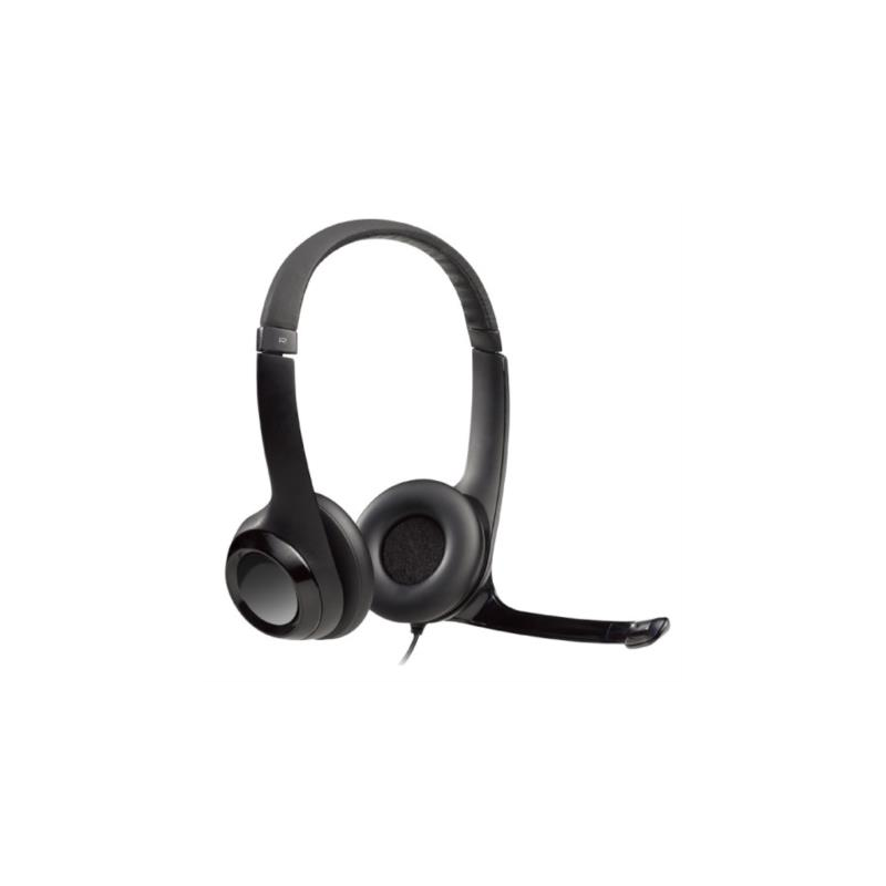 Diadema Logitech H390 Micrófono USB Color Negro
