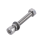1 Tornillo Allen Milimétrico de Acero Inoxidable M8-1.25 x 25 / 1 Pza. /Con 1 Tuerca, 1 Arandela de Presión y 1 Plana