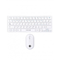 Combo Inalámbrico Young Pop White TECHZONE , color blanco, 64 teclas, 1200 DPI, compatibilidad con Windows y MacOS