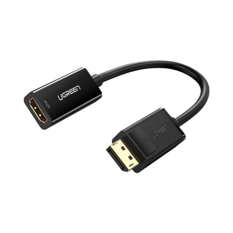 Convertidor Displayport A Hdmi 4k 3d  Hdr  Blindaje Interno  Botón Liberador  Carcasa De Abs  Plug  Play  Ce Fcc Rohs  Cable De 
