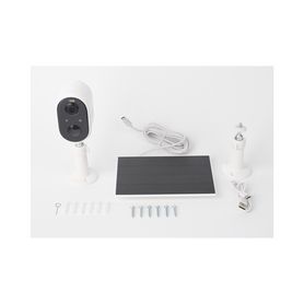 cámara ip de bateria gran angular 3mp  wifi  audio de 2 vias  bateria recargable 5200mah  ip65 exterior con protección  estadis