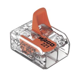 conector compacto para 1 cable de entrada 1 cable de salida  cables compatibles 28awg12awg208285
