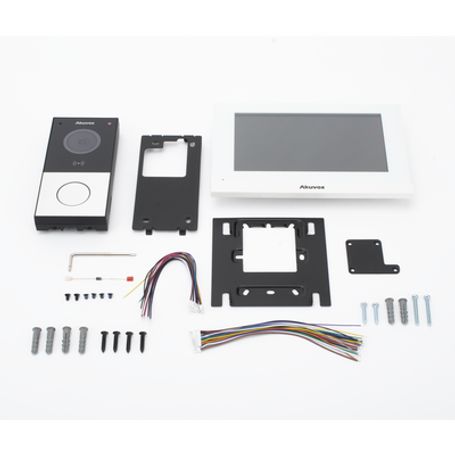 Kit De Videoportero Akuvox Wifi/ Monitor Linux De 7 Pulgadas/ 100 En La Nube / Poe / Bluetooth / Nfc / Lector De Tarjetas Mifare