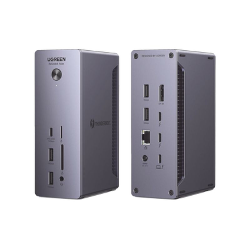 Hub Usbc (docking Revodok Max 213) 13 En 1 2 Thunderbolt 4 (40gbps8k30hz) 2 Usba 3.2 (10gbps) 1 Usbc 3.2 (10gbps 20w) 2 Usba Hub Usbc (docking Revodok Max 213) 13 En 1 2 Thunderbolt 4 (40gbps8k30hz) 2 Usba 3.2 (10gbps) 1 Usbc 3.2 (10gbps 20w) 2 Usba