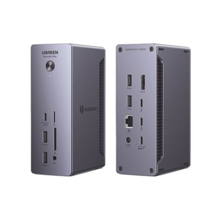 hub usbc docking revodok max 213 13 en 1  2 thunderbolt 4 40gbps8k30hz  2 usba 32 10gbps  1 usbc 32 10gbps 20w  2 usba 30 5gbps