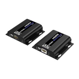 kit extensor para distancias de hasta 200 metros  resolución 4k 60hz  cat 6  conexión uno a uno y uno a muchos hasta 120 mts  c