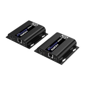 kit extensor para distancias de hasta 200 metros  resolución 4k 60hz  cat 6  conexión uno a uno y uno a muchos hasta 120 mts  c