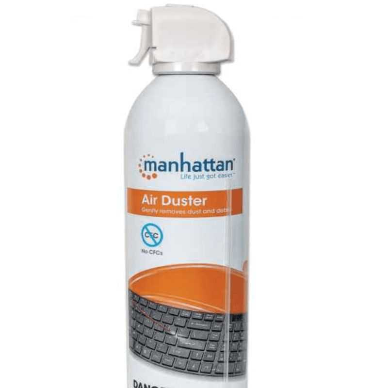 Manhattan 410632  Bote De Aire Comprimido Para Remover Polvo/ 226 Gramos/ Ideal Para Realizar Mantenimientos Y Remover Polvo De 