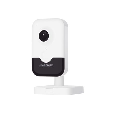 cubo ip de 2 megapixel  lente 28 mm  wifi  h265  10 mts ir exir  micrófono y bocina integrada audio de dos vias  interior  se c