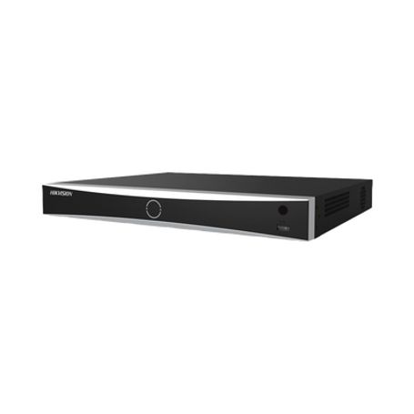 acusearch nvr 12 megapixel 4k  16 canales ip  16 puertos poe  reconocimiento facial  acusense evita falsas alarmas  2 bahias de