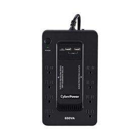 ups de 650 va390 w topologia standby con modo ahorrador eco entrada 120 vca nema 515p con 8 tomas nema 515r 235218