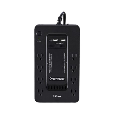 Ups De 650 Va/390 W Topologia Standby Con Modo Ahorrador Eco Entrada 120 Vca Nema 515p Con 8 Tomas Nema 515r 