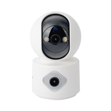 camara doble lente 3mp wifi autoseguimiento detección de movimiento audio de 2 vias almacenamiento hasta 128gb233547