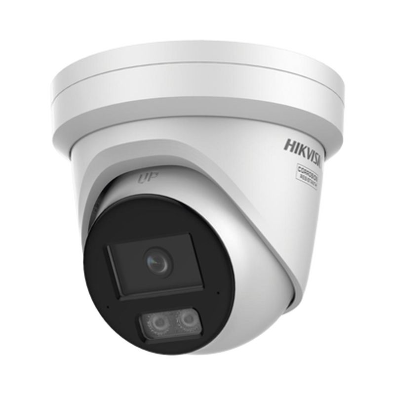 Dual Light  Colorvu 3.0  Hikai Turret Ip 8 Megapixel / Lente 2.8 Mm / 30 Mts Ir  Luz Blanca / 2 Microfonos Integrados / Exterior