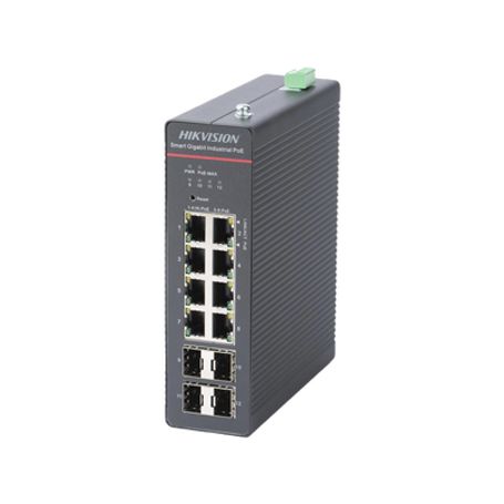 Switch Industrial Administrable Gigabit / 4 Puertos Gigabit Poe (90 W)  4 Puertos Gigabit Poe(30 W) / 4 Puertos Gigabit Sfp / 30