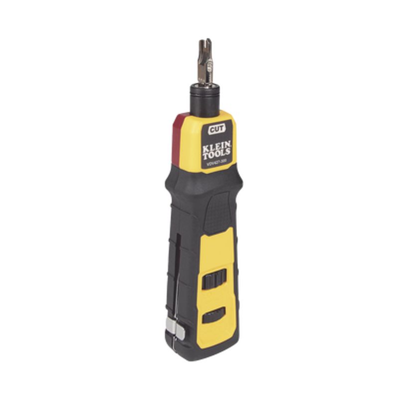 Herramienta Ponchadora De Impacto Con Cuchilla Para Paneles Y Bloques De 66/110. Termina Y Corta Cables Cat3 Cat5e Y Cat6/6a En 