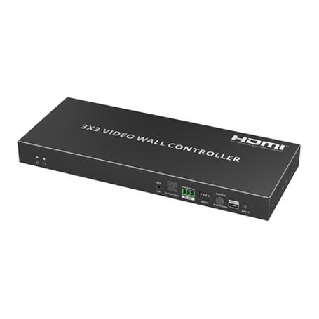 Controlador De Video Wall  1 Entrada De Fuente Fuente Hdmi A 9 Salidas Hdmi  3x3  4k60hz 