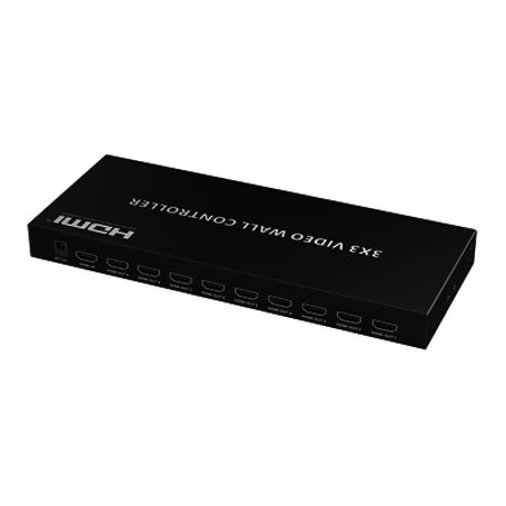 Controlador De Video Wall  1 Entrada De Fuente Fuente Hdmi A 9 Salidas Hdmi  3x3  4k60hz 