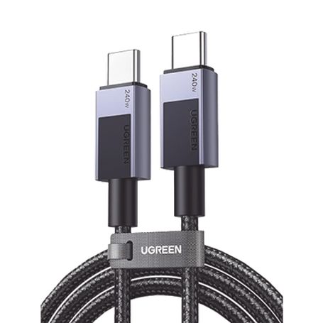 Cable Usbc Usbc 1m Pd3.1 240w Carga Rápida 480 Mbps Chip Emaker Caja De Aluminio Nylon Trenzado Compatible Con Macbook Cable Usbc Usbc 1m Pd3.1 240w Carga Rápida 480 Mbps Chip Emaker Caja De Aluminio Nylon Trenzado Compatible Con Macbook