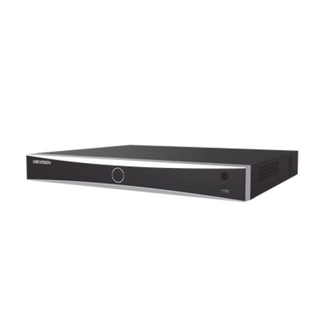 acusearch nvr 12 megapixel 4k  32 canales ip  16 puertos poe  recocimiento facial  acusense evita falsas alarmas  2 bahias de d