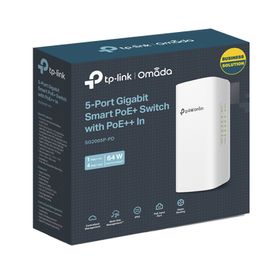 switch poe omada para exterior  1 puerto poe in 8023 afatbt  4 puertos poe out gigabit  adminstración centralizada omada236947