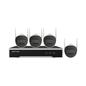 kit ip inalámbrico 1080p  nvr 4 canales  4 cámaras bala para exterior  1 hdd de 1 tb  modo repetidor