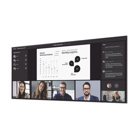 pantalla profesional wide 105 5k   500 nits  para uso 247  tizen 8  hdmi  dysplay port  bocinas integradas  eco sensor  soporta