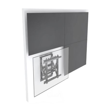 Soporte Modular De Pared Para Videowall  Pop Out  Peso Máx. Sopotado 50 Kg  Soporta Formato Horizontal Y Vertical.