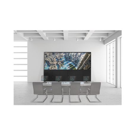 Kit Videowall 3x2 / Incluye 6 Pantallas De 55 / Decoder / Base De Piso / Accesorios De Instalación