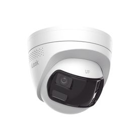 cámara turret ip 6 megapixel  panorámica 180° microsd 512 gb  resistencia ip67  audio bidireccional  alarma visual y auditiva i