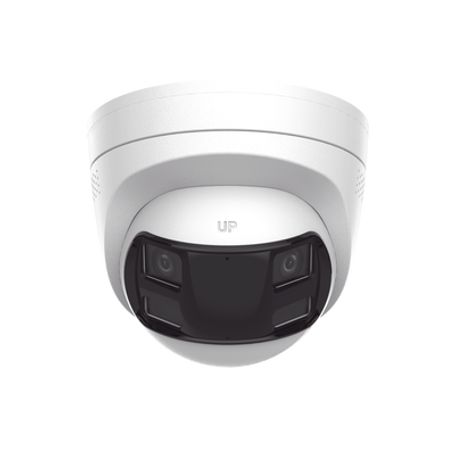 Cámara Turret Ip 6 Megapixel / Panorámica 180° /microsd 512 Gb / Resistencia Ip67 / Audio Bidireccional / Alarma Visual Y Auditi