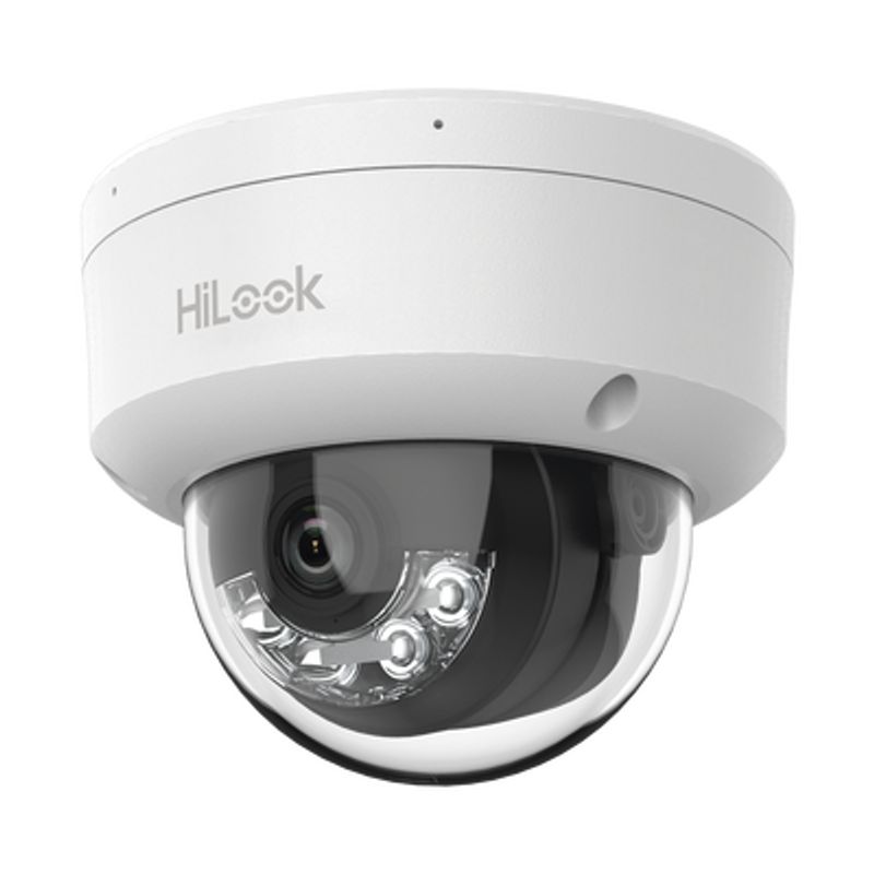 Hilook Series / Domo Ip De 4 Megapixel   / Lente 2.8 Mm / 30 Mts Ir /  Micrófono Integrado / Exterior Ip67 / Poe / Wdr 120  / H.