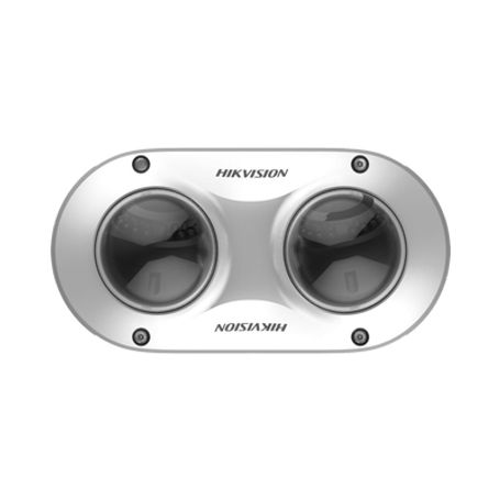 Panovu Series / Lente Dual De 4 Megapixel / 2 Lentes Fijos De 2.8 Mm / Recomendado Para Pasillos O Esquinas / Ip67 / Ik10 / Poe 