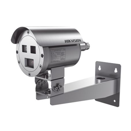 Bala Ip Térmica Dual / Termico 9.7 Mm (384 X 288)  Óptico 4 Mm (4 Mp) / Termométrica / Detección De Temperatura / Ip68 / 30 Mts 