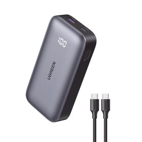 mini power bank 30w   10 000 mah   2 puertos pd30 usb ca  carga rápida  pantalla digital  compatible con iphone 16 pro max1514 
