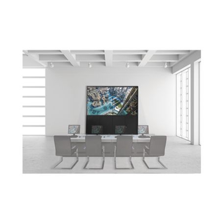 Kit Videowall 3x3 / Incluye 9 Pantallas De 55 / Decoder / Base De Piso / Accesorios De Instalación