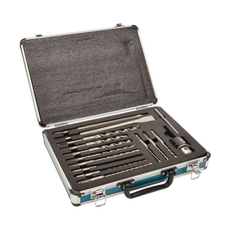 Juego De 14 Piezas De Brocas Cinceles Y Broquero Sds Plus Makita
