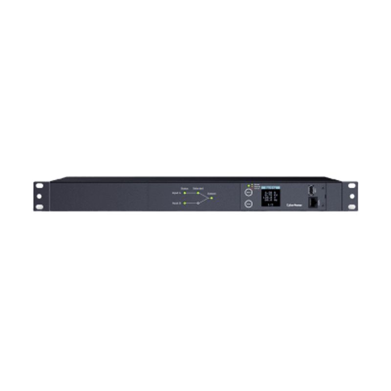 Pdu Ats (fuente Redundante Autotransferible) Medible Para Distribución De Energia 2 Entradas 120 Vca Nema515p Con 10 Salidas Nem