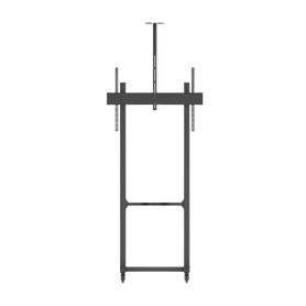 montaje de piso móvil para pantallas de  65 in a 100 in  vesa 100 x 100 hasta 1000 x 600  carga maxima soportada 120kg fabricad