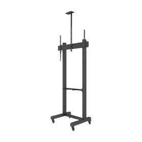 montaje de piso móvil para pantallas de  65 in a 100 in  vesa 100 x 100 hasta 1000 x 600  carga maxima soportada 120kg fabricad