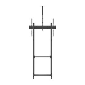 montaje de piso móvil para pantallas de  65 in a 100 in  vesa 100 x 100 hasta 1000 x 600  carga maxima soportada 120kg fabricad